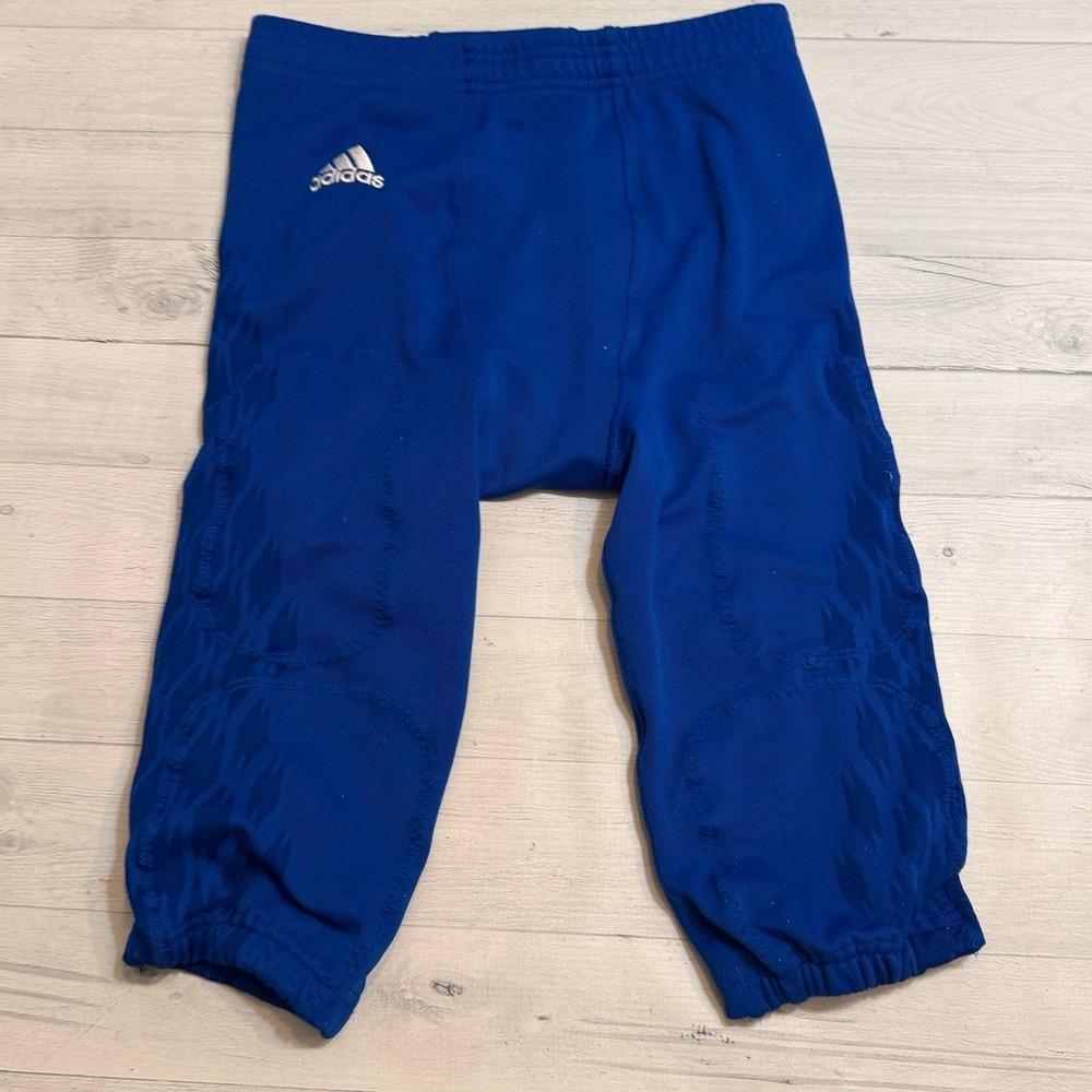 ADIDAS Techfit Primeknit‎ Football Pants NO Pads ROYAL BLUE youth XL